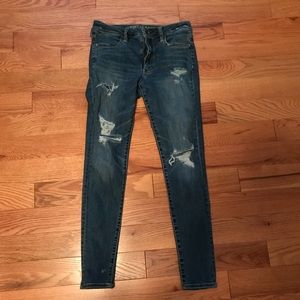 High rise jeans
